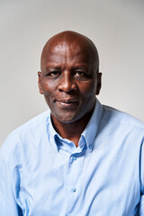 Headshot of professional senior African-American man