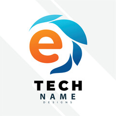 Tecnology Logo Design Inspiration. Logo vector template. Abstract tecnology logo design with creative concept premium vector