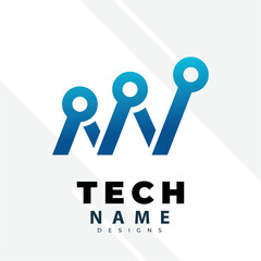 Tecnology Logo Design Inspiration. Logo vector template. Abstract tecnology logo design with creative concept premium vector