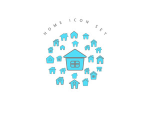 Vector mome icon set
