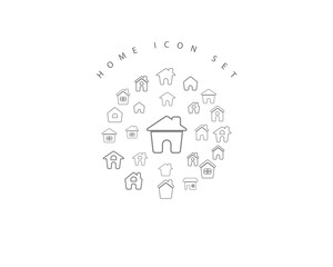 Vector mome icon set
