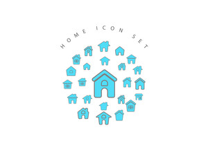 Vector mome icon set
