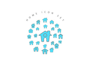 Vector mome icon set
