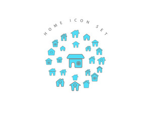 Vector mome icon set
