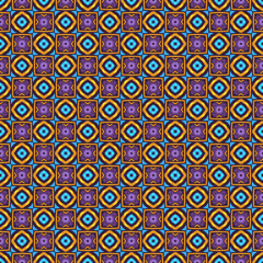 Multi color seamless abstract pattern. Background and backdrop. Multi Colored. Colorful ornamental design. Colored mosaic ornaments. Vector graphic illustration. EPS10.