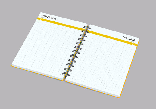 Isolated Open Notebook