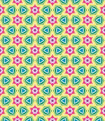 Multi color seamless abstract pattern. Background and backdrop. Multi Colored. Colorful ornamental design. Colored mosaic ornaments. Vector graphic illustration. EPS10.