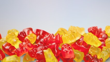 Vitamins tasty sweet marmalade candy