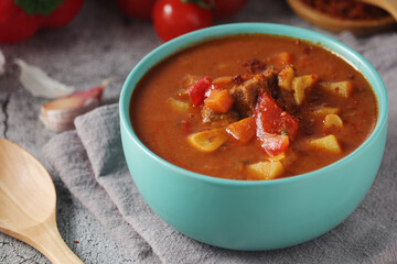 Traditional Hungarian meat stew - Goulash