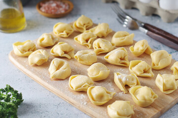 Tortellini - dumplings typical dish from Italian cuisine