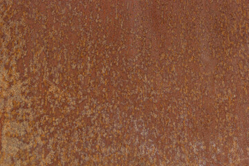 Panoramic grunge rusted metal texture, rust and oxidized metal background. Old metal iron panel