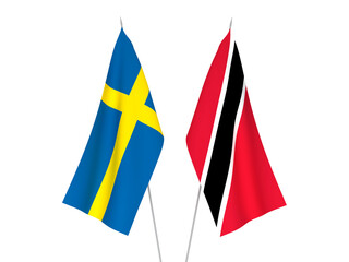 Sweden and Republic of Trinidad and Tobago flags