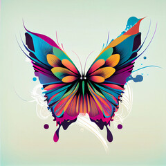 Fototapeta na wymiar Butterfly illustration