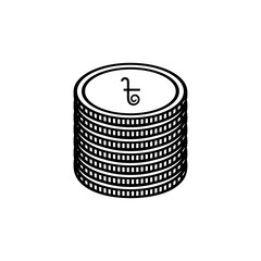 Bangladesh Currency Icon Symbol, Bangladeshi Taka, BDT Sign. Vector Illustration