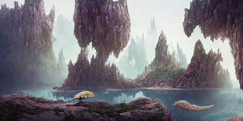 Lake in the Mountains