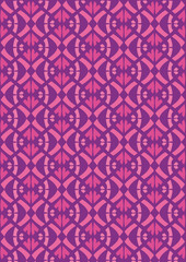 seamless pattern with abstract flowers