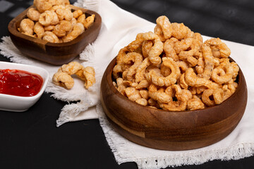 Tasty Snacks - Crispy Pork Cracklings; Dehydrated Pigskin.