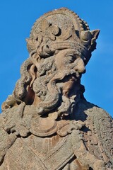 Würzburg, Karl der Große auf der Alten Mainbrücke