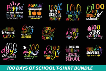 100 Days of School T-Shirt Bundle