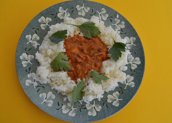 rice with chicken