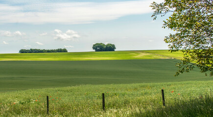 Champs de bataille de la Somme à Ovillers-la-Boisselle, France