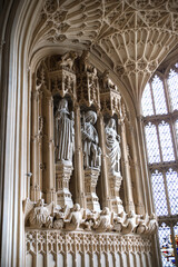 Fototapeta premium Henry VII Lady Chapel interior with , Westminster. Burial place of fifteen kings and queens Stuard's dynasty. London, UK