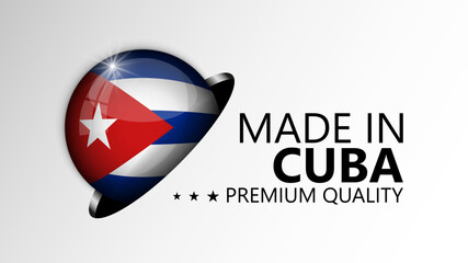 Made in Cuba graphic and label.