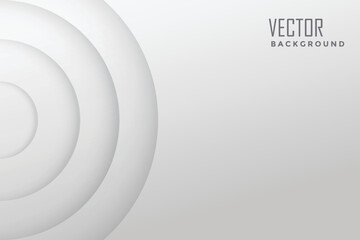 3d gray Circle background vector