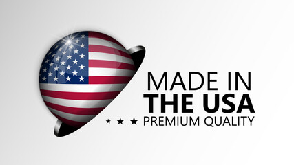 Made in Usa graphic and label.