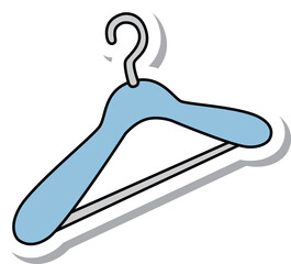 ステッカー風の単品アイコン　ハンガー
