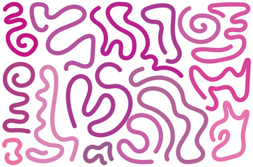 Pink abstract stripes, background for postcards, boxes, packaging. Colorful modern explosion. vector