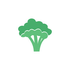 green broccoli vegetable icon vector illustration design