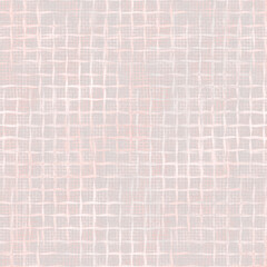 Seamless monochrome mesh pattern, light peach background.