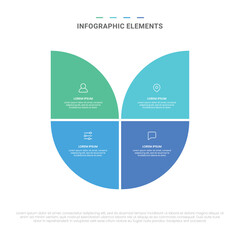 Vector modern shapes options infographic elements for business with icons template design