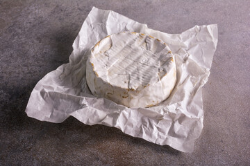 Gourmet appetizer of white brie cheese or camembert