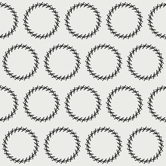 Seamless Graphic Monochrome Vintage Fabric Textile Wallpaper Wrapping Paper Swatch Template Pattern Background Design Decoration Artwork Print