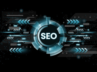 SEO search engine optimization, online marketing and internet marketing background