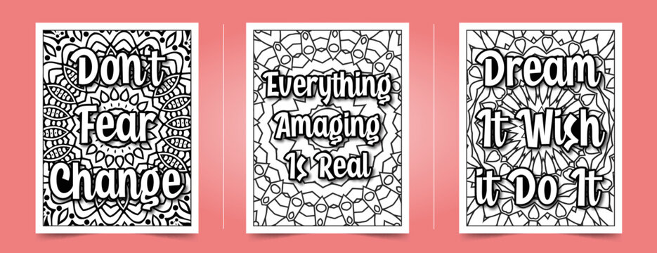 Motivational quotes adult coloring books, Inspirational quotes adult coloring pages

