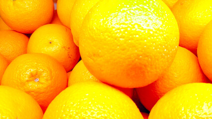 Orange fruit background. Close-up of oranges	