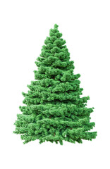 Christmas tree isolated on white background, PNG transparent background