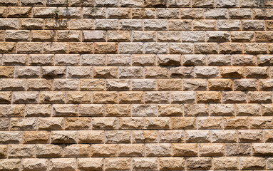 Close up of stone wall texture