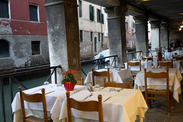 Restaurant in Venedig direkt am Kanal 