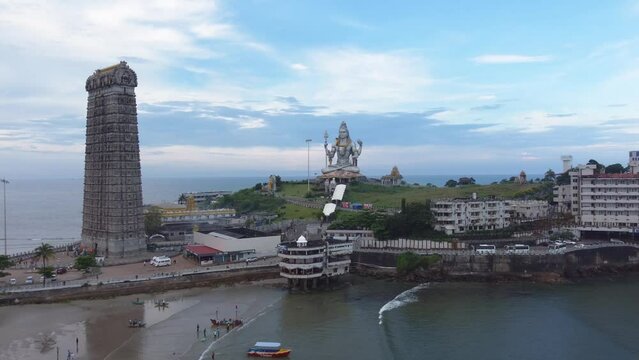 Lord Shiva and Beach Murudeshwar