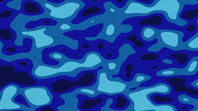 Animated Camouflage Small - Blue Version