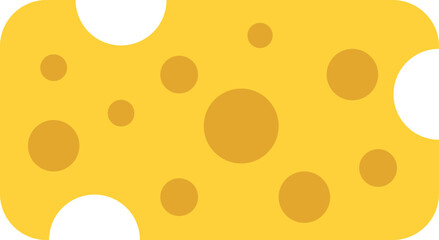 cheese cubes illustration in minimal style