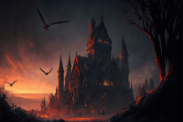 Medieval Dark Fantasy Gothic Haunted