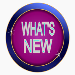 Fototapeta premium whats new icon
