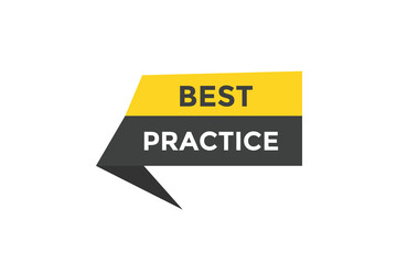  Best practice button web banner template Vector Illustration
