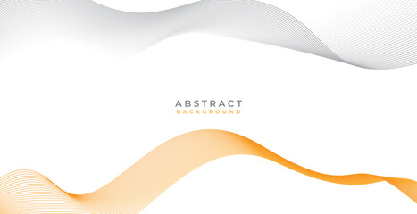 Abstract Orange Line background design