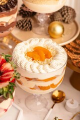 Taça de Natal sabor Pêssego